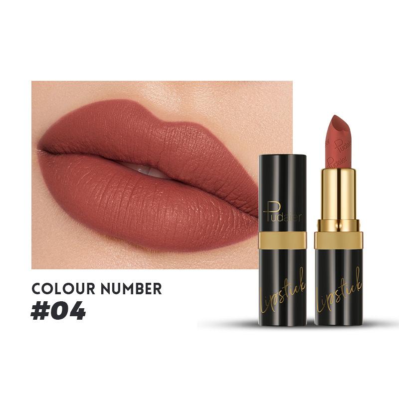 Матовая помада 10 цветов Velvet Non-stick Lip Glaze Высокопигментированный Стойкий блеск для губ Honey Lip Gloss