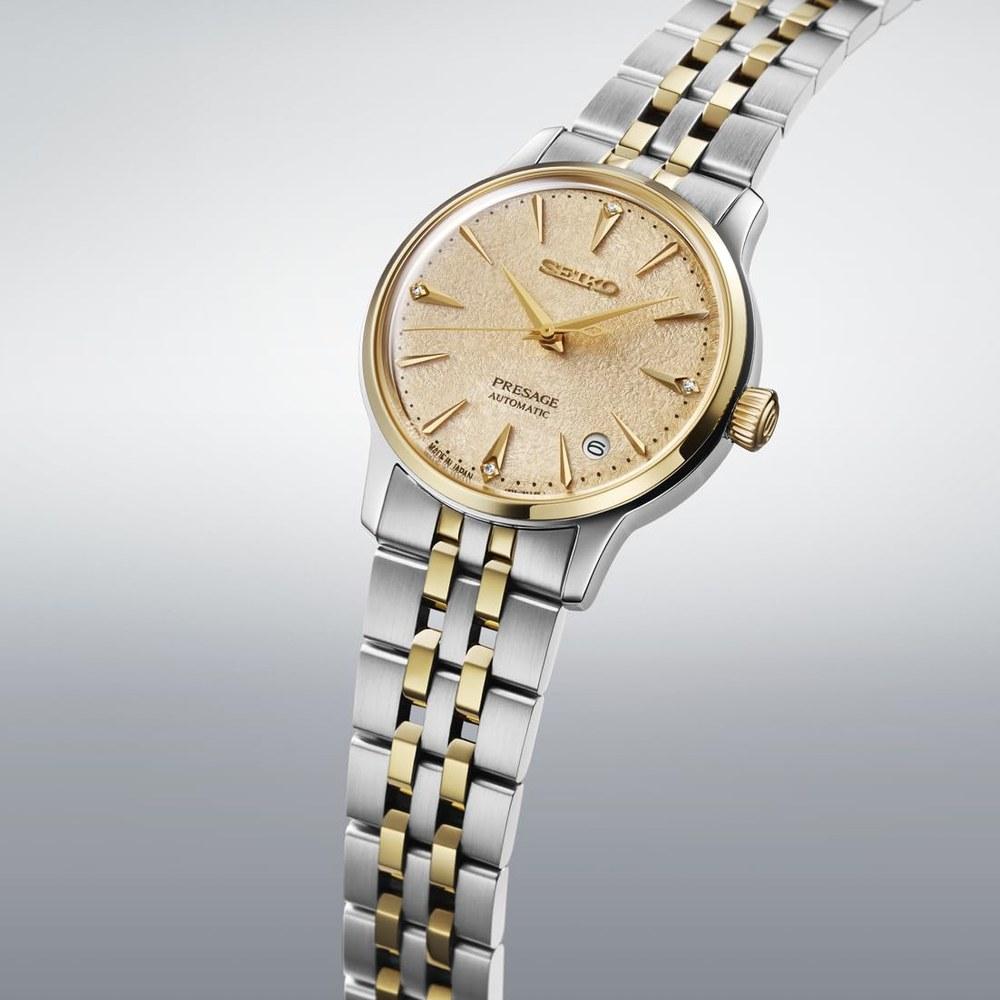 Seiko PRESAGE Cocktail Time Ladies and Unisex Mechanical Automatic Hand-winding Wristwatch SRRY052