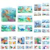 Children's Educational Alphabet Cloth Book Tear-resistant With Sound Paper 3d Dinosaur Ocean Cloth Book