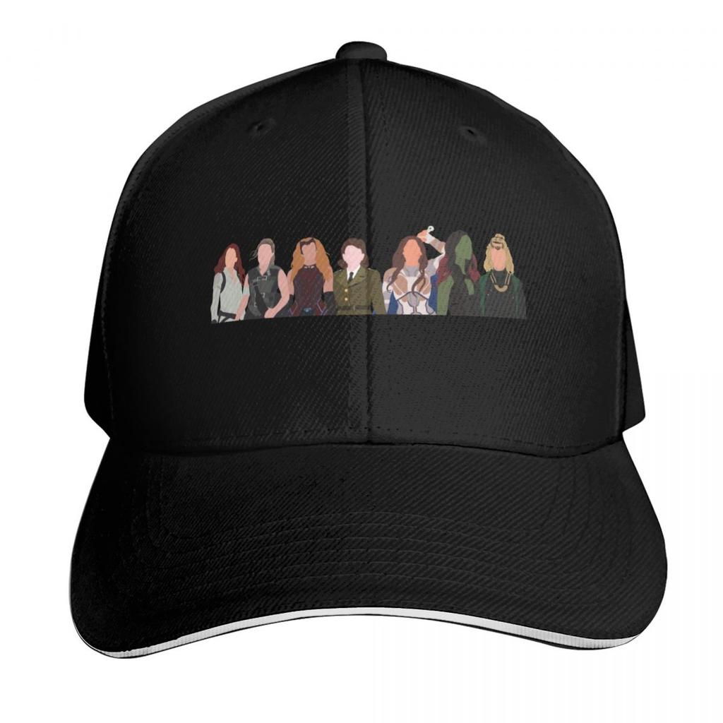 Marvelous ladies (no block) Baseball Cap Snapback Flat Bill Strapback Dad Hat Six Panel Structured Crown