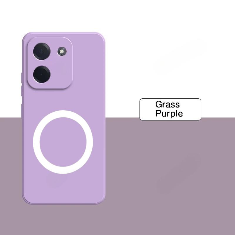 Цветные Силиконовые Чехлы-Держатели для Poco M8 F8 F6 X7 X6 X5 Pro, Мягкие на Ощупь, Магнитные, Ультратонкие, Защита от Падений