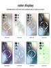 Темно-фиолетовый матовый магнитный чехол для телефона Samsung S25 Ultra с полным покрытием камер и противоскользящим дизайном