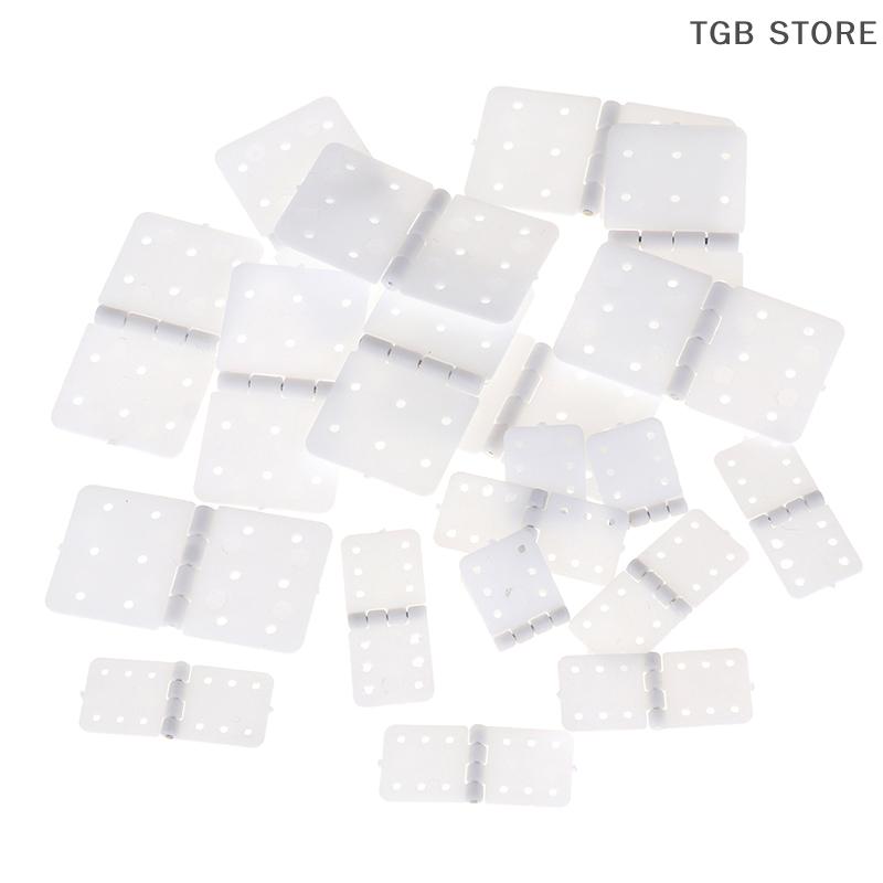 10Pcs White Plastic Hinge Linker Plastic Aircraft Helicopter Quadcopter For RC Airplane