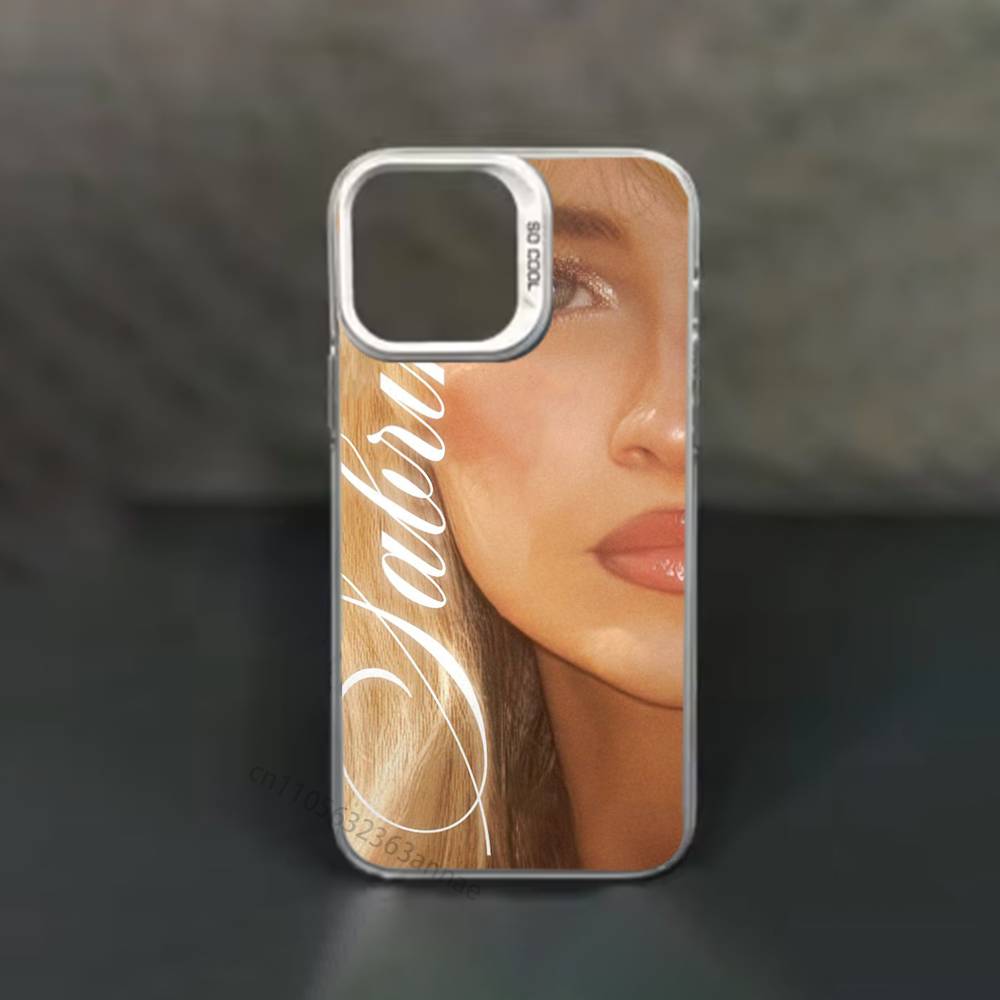 S-sabrina C-Carpenter Cartoon Phone Case for iPhone 15 16 Pro Max Air SE 11 13 Pro 14 Plus 12 11Pro 15Pro Max 16e Cover
