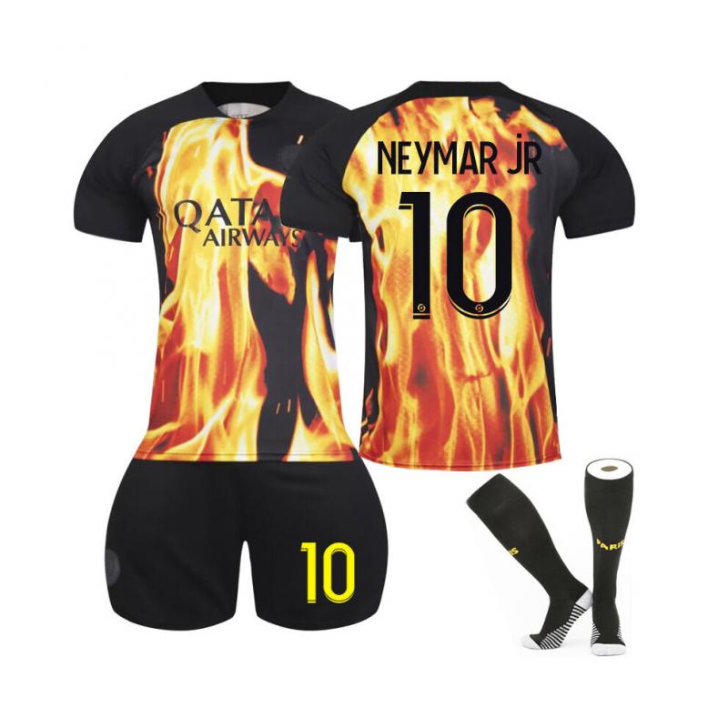 2023/24 Paris Special Joint #10 Neymar jR Flame Edition Jersey Suit