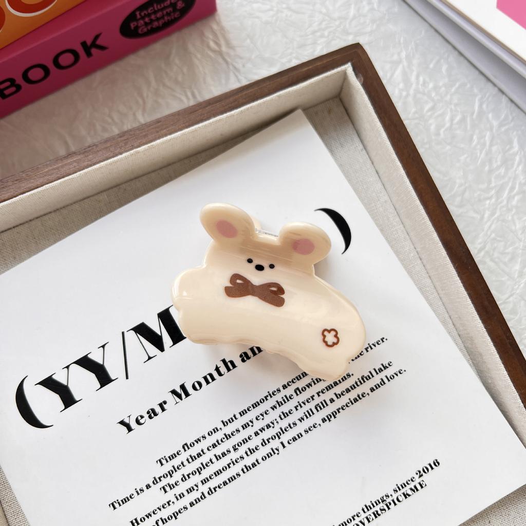 Корейский стиль Клетчатая заколка для собак Краб Щенок Пятнистая заколка для кошек Маленькая заколка для акулы Аксессуары для волос