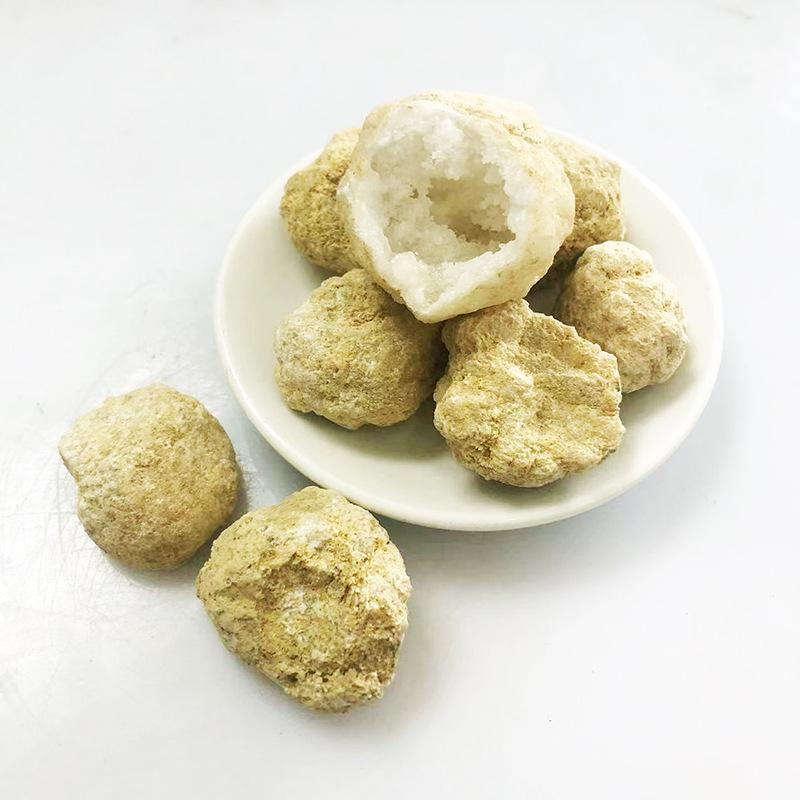 Agate Crystal Cave Ornament - Mini Hollow Cornucopia Design