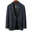 Autumn and Winter New Business Casual Goose Down Down Lining Double-sided Woolen Suit for Men