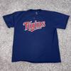 Футболка Minnesota Twins Мужская XL Темно-синяя MLB Бейсбол Джо Мауэр 7 Majestic Sport