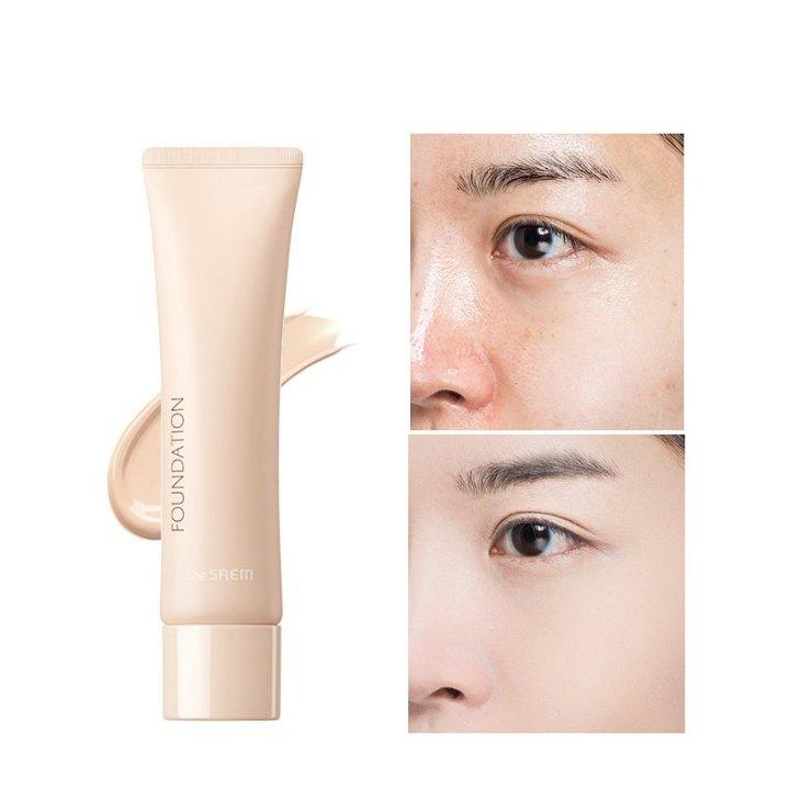 The Saem Saemmul Airy Cotton Foundation #01 Light Beige 30ml
