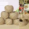 100m Long For Gardening Crafts Bundling Packaging Linen Rope Jute Rope Natural Linen Twine Rustic String Cord Rope DIY String