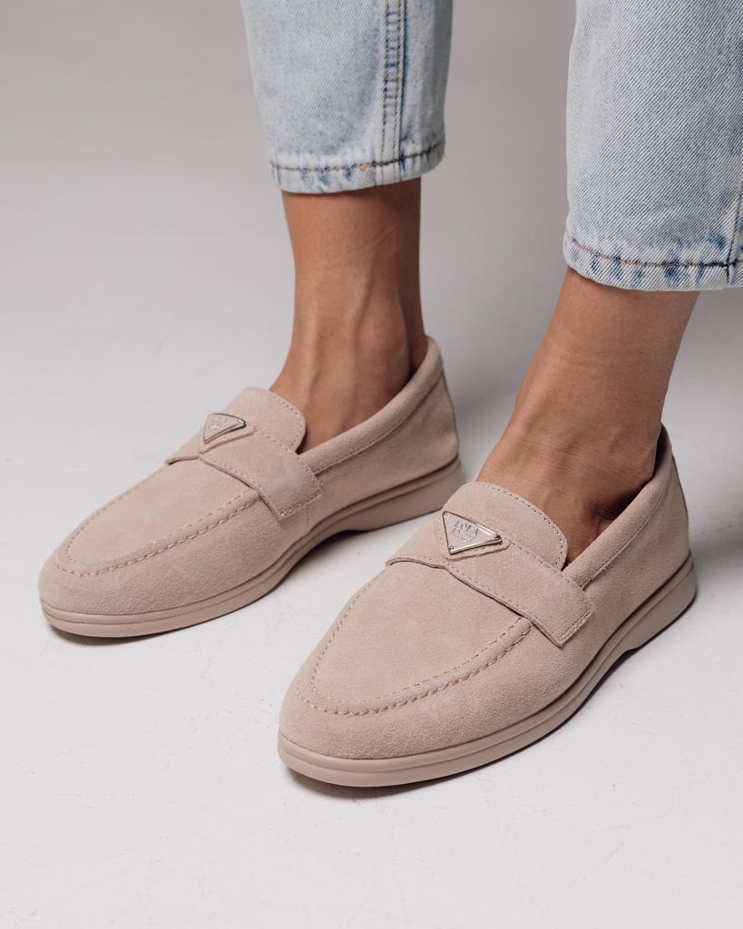 Women's Loafers Lola Andy 11050 36 Beige Suede
