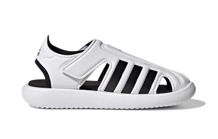 adidas Водные Сандалии Удобные Детские Сандалии Белый Черный Дети Возраст 3 7 Лет FY6044