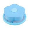Washing Machine Hair Remover Removal Device Floating Filter Mesh Bag Flower Shaped Ball Blue