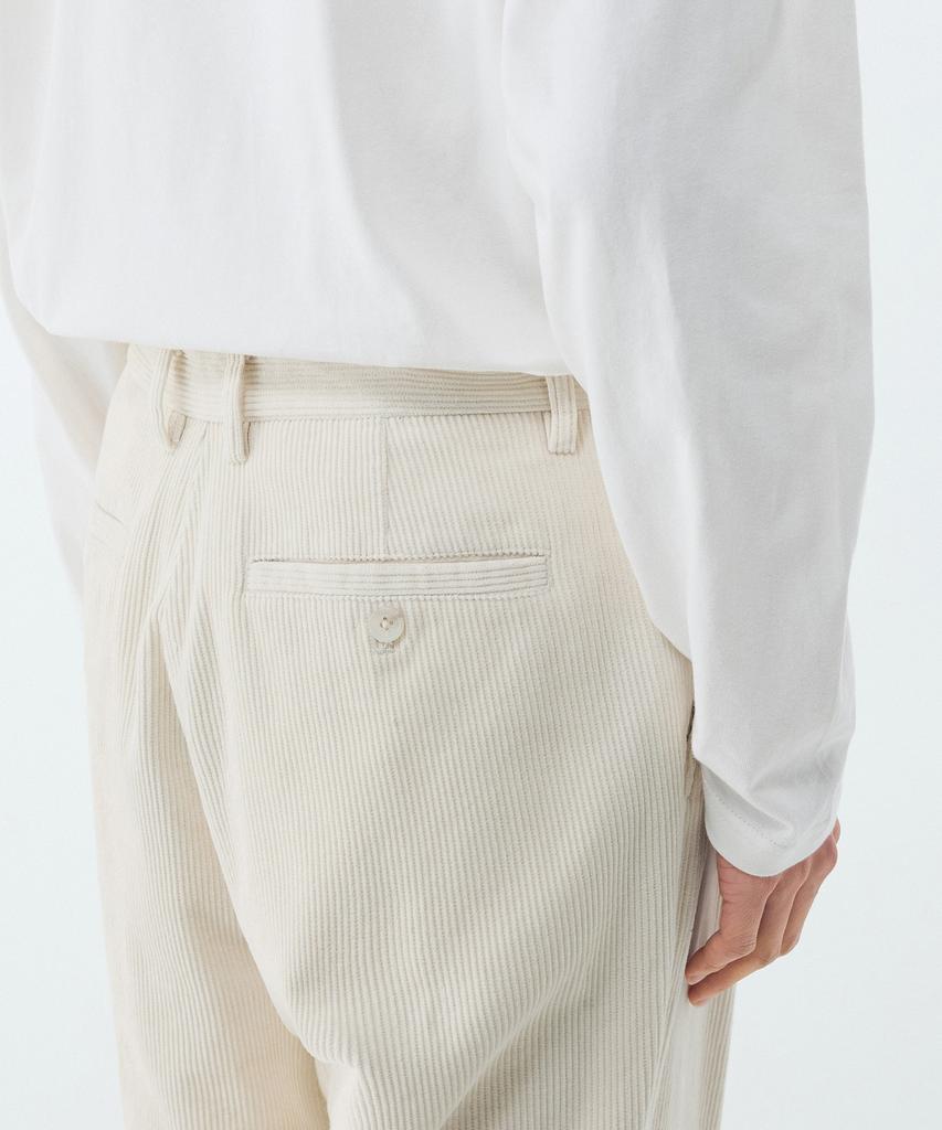 MUSINSA STANDARD Wide Corduroy Pants [Cream]