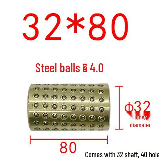 Golden Copper Ball Bearing Cage Mold Guide Bush Holder