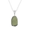 Moldavite Gemstone 925 Solid Sterling Silver Handmade Pendant Jewelry, Statement Women Ring, Gift For Her.