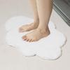 &NE Cloud Microfiber Bath Mat NHZ-119-WH, White, 60 x 43 cm, Made in Japan