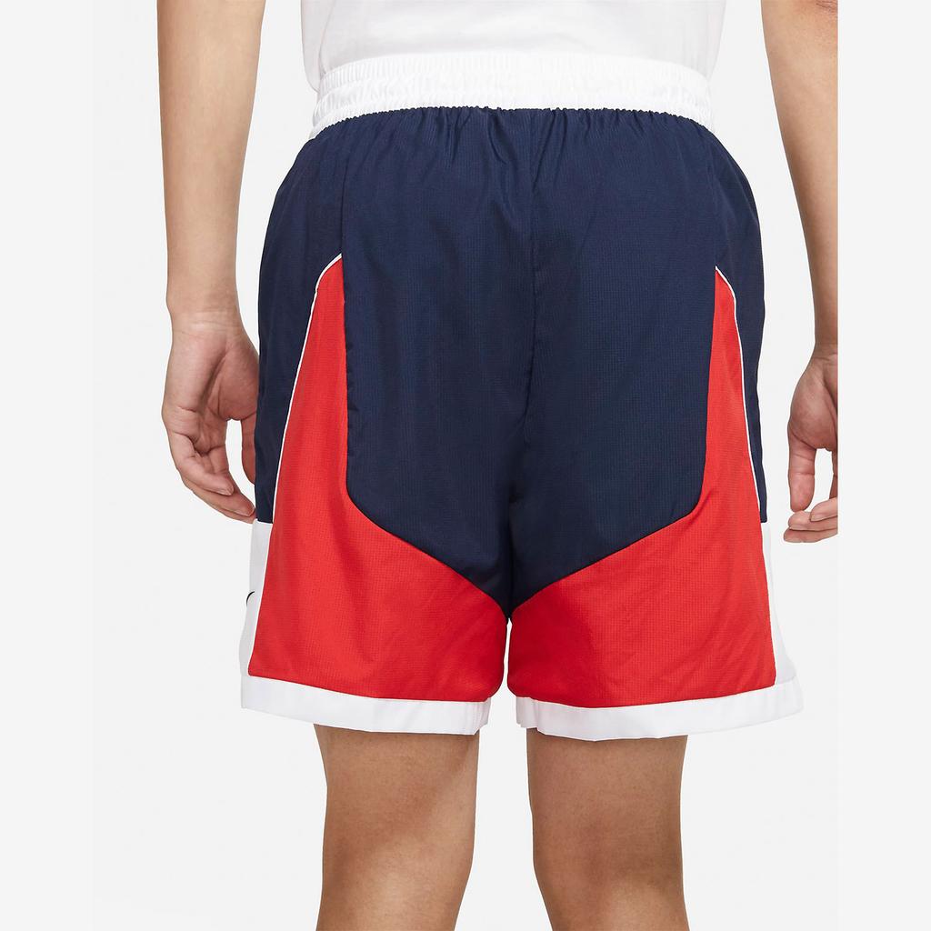 Nike Throwback Woven Drawstring Loose Basketball Shorts Men Bottoms Red CV1863-419