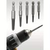 10pc Hexagonal Shank Broken Head Screw Extractor Screw Broken Head Screwdriver for Taking Out Electric Drill Tool Set