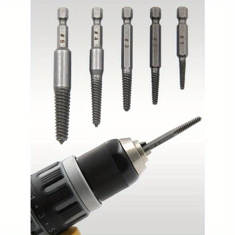 10pc Hexagonal Shank Broken Head Screw Extractor Screw Broken Head Screwdriver for Taking Out Electric Drill Tool Set