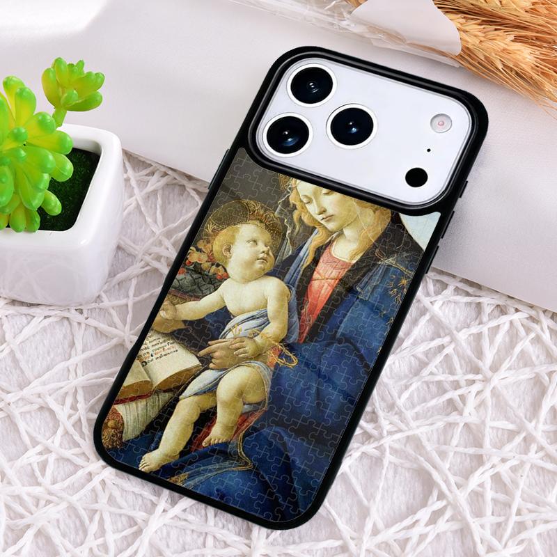 Virgin Mary And Jesus Shockproof Phone Case for iPhone 17 Air 16e 15 11 12 14 13 Pro Max Cover Coque