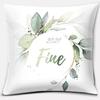 Simple Leaf Flower Pillowcase Office Living Room Home Pillowcase Car Ornaments