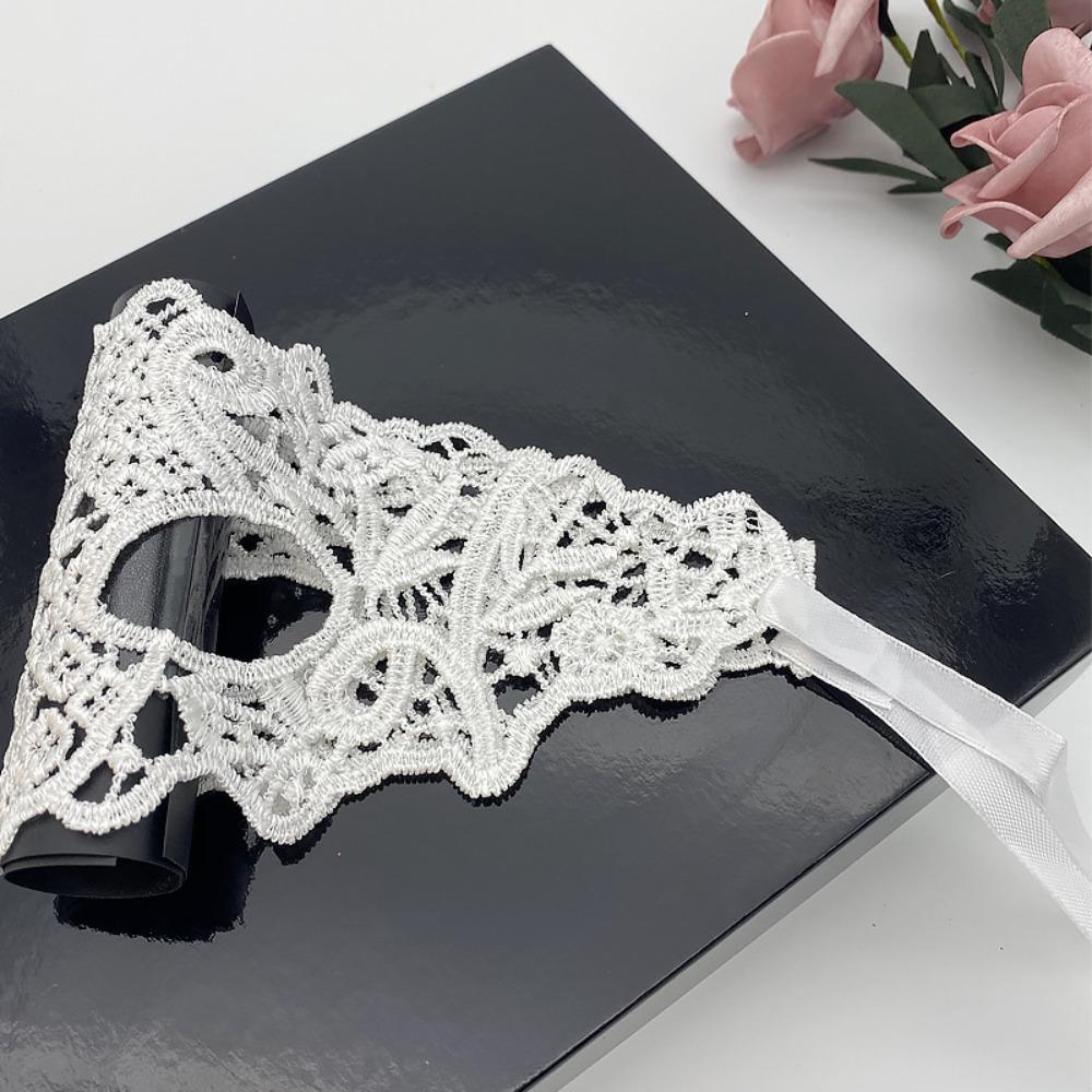 Изысканная ажурная маска для глаз с вырезами Косплей Реквизит для выпускного вечера Кружевная маскарадная Маска для танцев Милая Ночной клуб