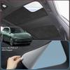 Car Suede Fabric Anti-uv Electrostatic Adsorption Sunroof Sunshade For LI AUTO L7 2024-Present Auto Heat Insulation Skylight
