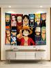 Декоративное настенное панно из аниме One Piece, настенный декор, декоративная ткань для гостиной, спальни, комнаты в общежитии
