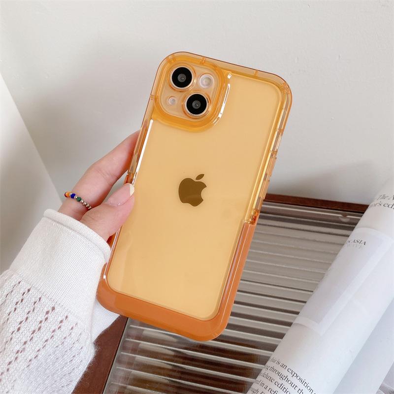 Конфетный однотонный невидимый держатель для iPhone 15 Pro Max / 14 Plus Apple 13 / 12 чехол для мобильного телефона защита