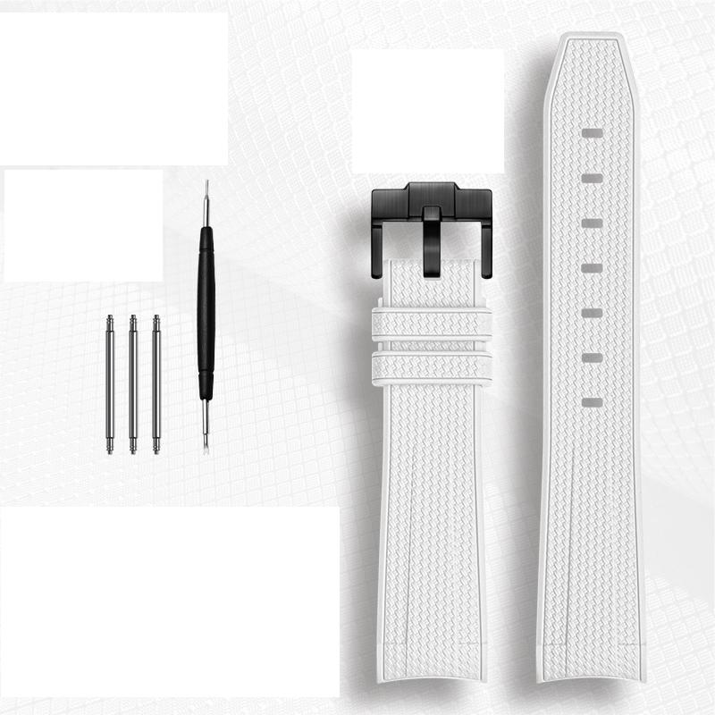 Резиновый ремешок для часов Rolex Omega X Swatch Joint MoonSwatch Constellation Водонепроницаемый Спортивный 20 мм Ремешок для часов Изогнутый конец