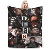 Jensen Ackles Flannel Blanket Winter Dean Winchester  Super Warm Throw Blanket for Children Couch Bed Novelty Bedspread