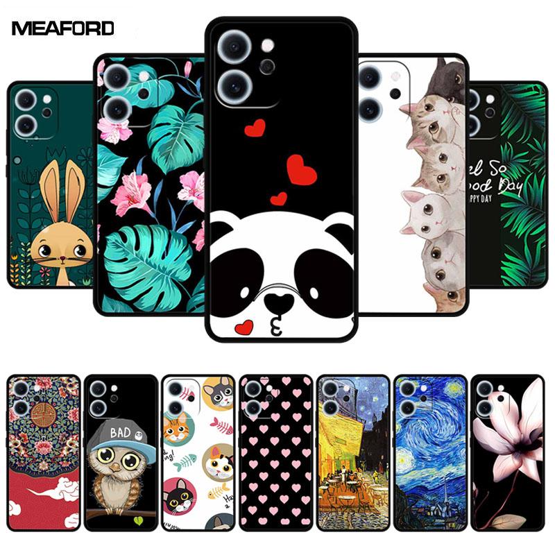 Cartoon Phone Case For Oppo Reno15 F Soft TPU Silicone Protector Relief Flower Emboss 3D Cover Funda Reno15F 15F Bumper Shield
