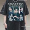 Винтажная мужская футболка Yeosang Ateez, Подарок для фаната Kpop
