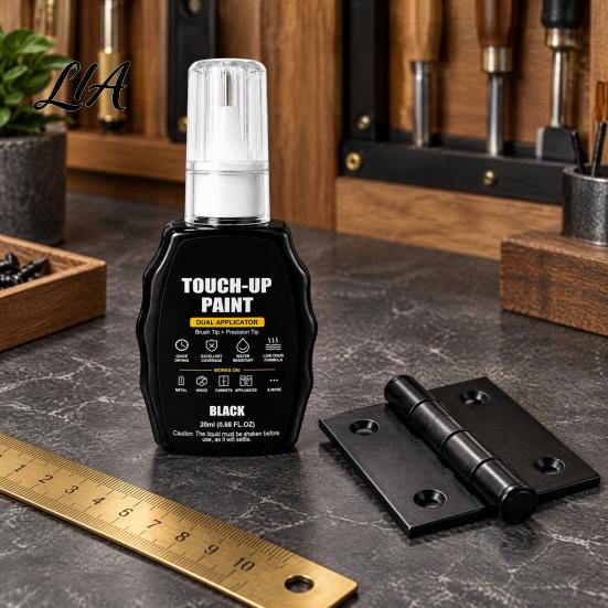 Car Rim Touch Up Tool Chrome Repair Pen, Wheels Rims Paint Automotive Pen Portable Surfaces Restoration for Trim Quick Scrape Fix Marker
