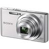 Цифровая камера Sony DSCW830, 20,1 МП, ЖК-экран 2,7 дюйма (Серебряный)