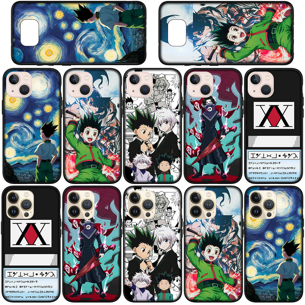 Чехол для телефона Samsung Galaxy S25 S24 S23 iPhone 16 15 Xiaomi Redmi Note 14 13 12 16E 11 Pro Max OPPO Moto Killua Hunter X Hunter Gon Freecss HunterX