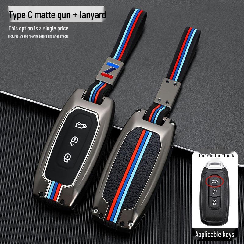 Yuhu 9 Smart Key Case: Metal Shell for Ford Jiangling Yuhu 7 Pickup - 20 Model Options
