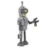 MOC Futurama Bender Robot Model Building Blocks Animation Action Figure Furious Robot Creative Design Brick Toy Gift