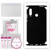 apgo Protective Skin Sticker for the Back+sides Compatible with Huawei Nova 4e, Full Wrap Film, Foil, Vinyl - Pattern Matte Black