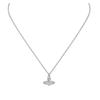Vivienne Westwood Marinetta Saturn Pendant Style Brass Necklace Women's Silver 630203HQ-02P019