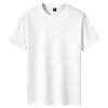 Men's Cotton Short Sleeve Loose Fit Solid Color T-Shirt, Plus Size, Youth Trendy Half Sleeve.