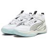 Puma Playmaker Универсальные Удобные Нескользящие Низкие Баскетбольные Кроссовки Унисекс Белые Серебристые Черные 392330-02