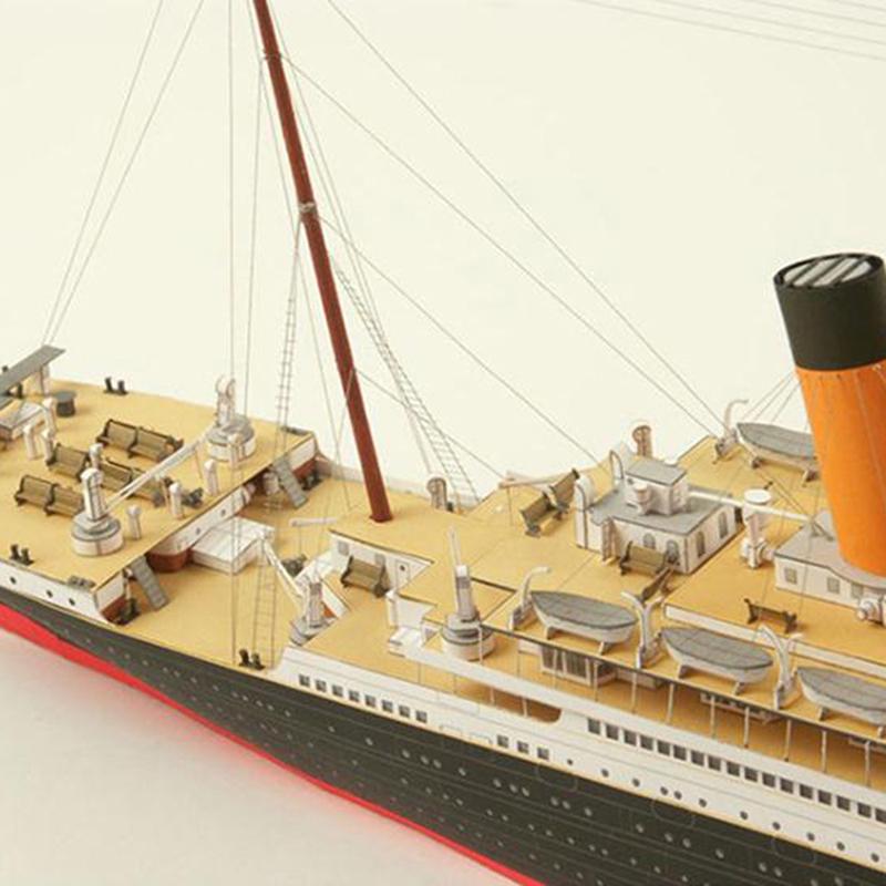 1:400 DIY Handcraft Titanic Ship 3D Бумажная Модель Наборы Игрушки