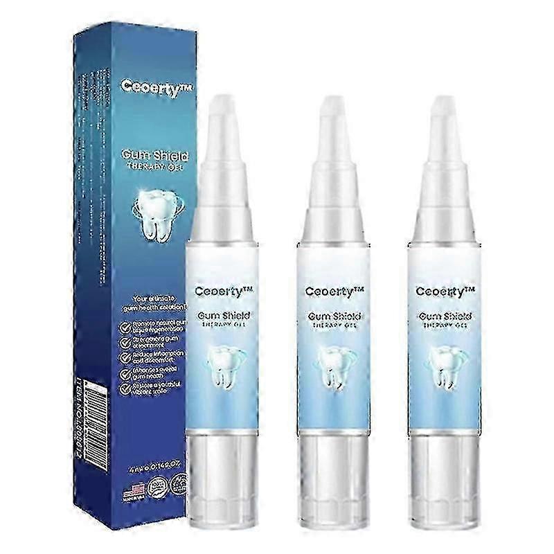 3pcs Gum Repair Gel, Teeth Strengthen Whitening Gum Inflammation Breath Stains Remover