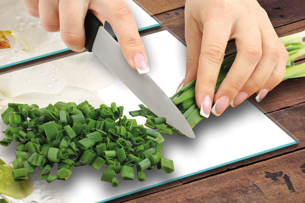 СТЕКЛЯННАЯ ЗАЩИТНАЯ ПАНЕЛЬ ДЛЯ КУХНИ 2x35x52 ОРХИДЕЯ