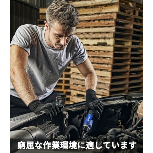 ACDelco G12 10.8V Rechargeable Ratchet Wrench, 3/8" (9.53mm), Max Torque 40 Ft-lbs (55 Nm), Forward/Reverse Switch, Built-in LED Light (Includes Japan