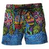 Fashion Tiki Graphic Beach Shorts For Men Summer Casual Holiday Vacation 3D Printed Short Pants Loose Harajuku Kids Swim Trunks