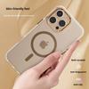 Роскошный прозрачный чехол с магнитом для iPhone 16 14 13 12 11 15 Pro Max 16 Plus для беспроводной зарядки Magsafe, противоударная прозрачная крышка
